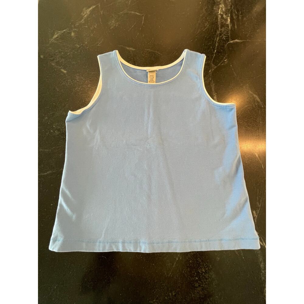 L.L. Bean Sky blue tank top PL Petite Large